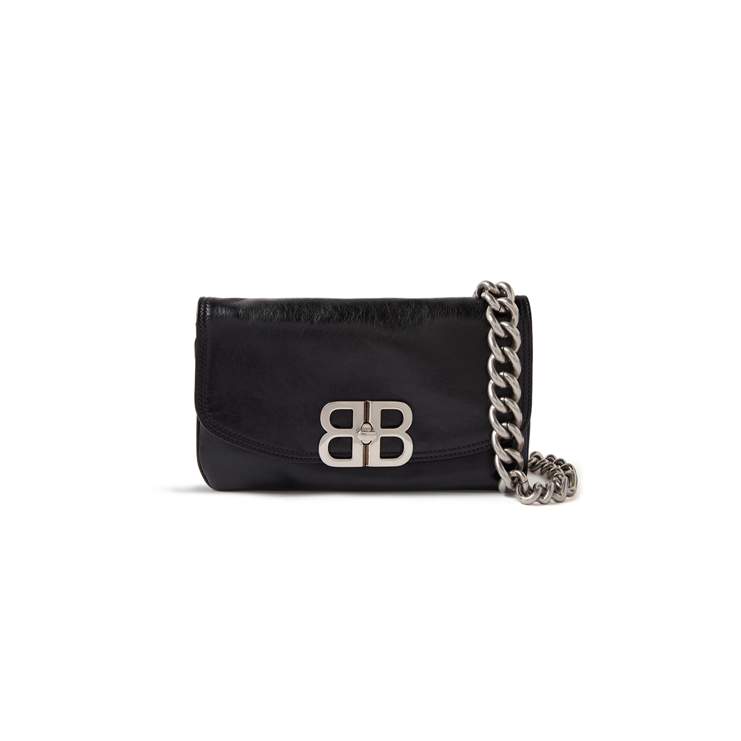 BALENCIAGA SMALL BB SOFT IN BLACK 7485982AAIB1000 (26*25*3cm)